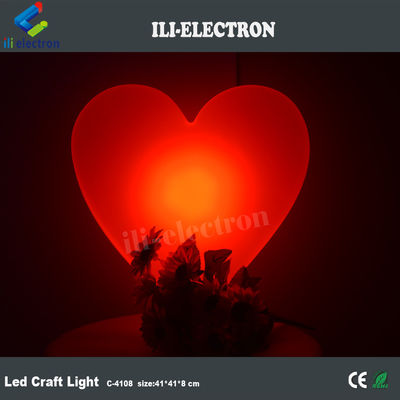 Hartvormige verlichte led-decoratiemoment