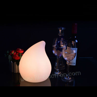 kleurrijke perzikvorm plastic moderne tafellamp voor feest decor
