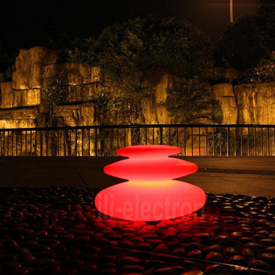 afstandsbediening multi-color led plastic rotsvormige tafellamp te koop