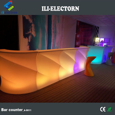 nieuwe PE-plastiek multi-color draagbare commerciële led verlichte bar set
