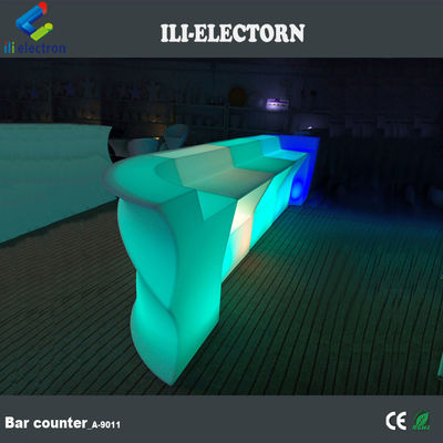 nieuwe PE-plastiek multi-color draagbare commerciële led verlichte bar set