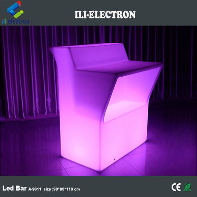 Buiten plastic kleurrijke led mobiele bar
