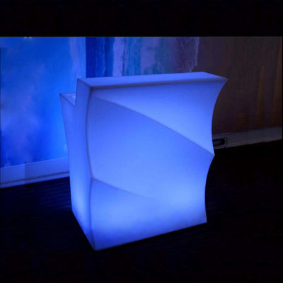 Draagbare oplaadbare led-tafel van kunststof