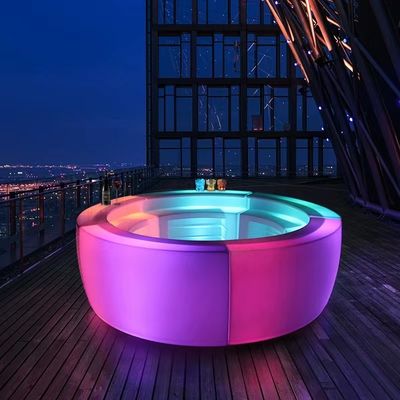 Ronde kleurrijke lichtgevende LED-balk Teller verlicht CE gecertificeerd