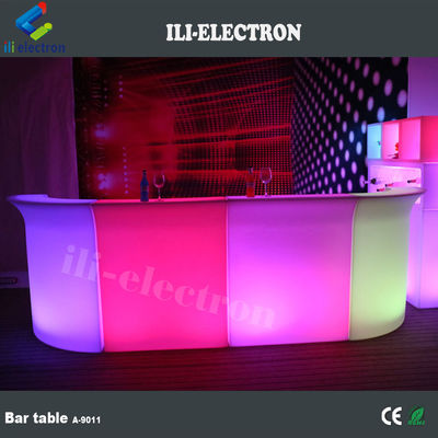 lichtgevende cocktailtafel / glow mobiele cocktail bar counter/ led draagbare cocktail bar