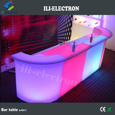 lichtgevende cocktailtafel / glow mobiele cocktail bar counter/ led draagbare cocktail bar