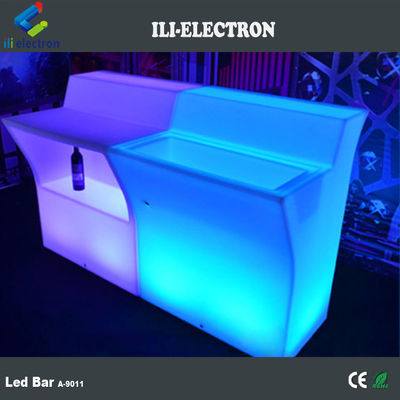 lichtgevende cocktailtafel / glow mobiele cocktail bar counter/ led draagbare cocktail bar