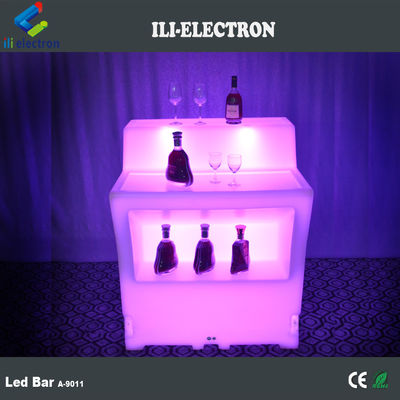 lichtgevende cocktailtafel / glow mobiele cocktail bar counter/ led draagbare cocktail bar