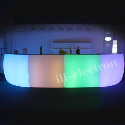 Commerciële LED lichtbalk teller PE-plastic materiaal infrarood afstandsbediening