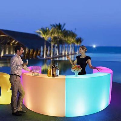 Op maat gemaakte LED Ronde Bar Teller Verlicht IP65 Waterbestendig