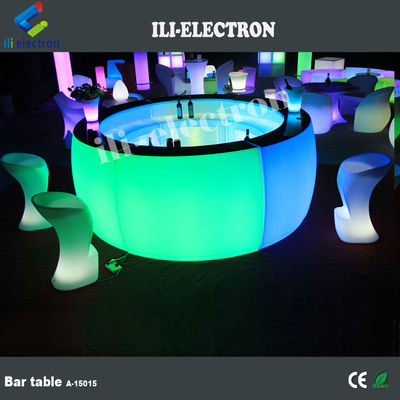 Op maat gemaakte LED Ronde Bar Teller Verlicht IP65 Waterbestendig