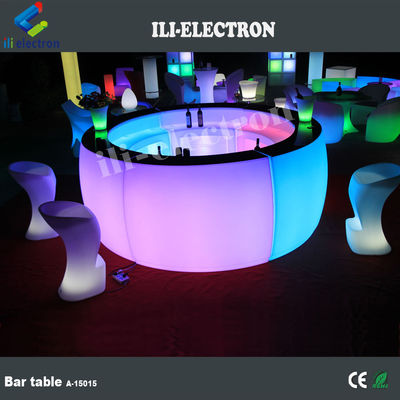 Op maat gemaakte LED Ronde Bar Teller Verlicht IP65 Waterbestendig