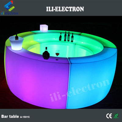 Op maat gemaakte LED Ronde Bar Teller Verlicht IP65 Waterbestendig