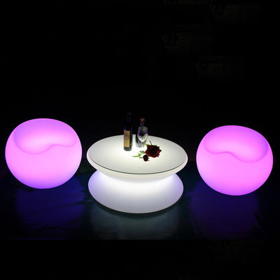 Commerciële kunststof LED lounge meubels Moderne stijl voor evenementen