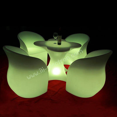 LED-lampmeubilair met led-bloem wijntafel