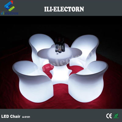 LED-lampmeubilair met led-bloem wijntafel