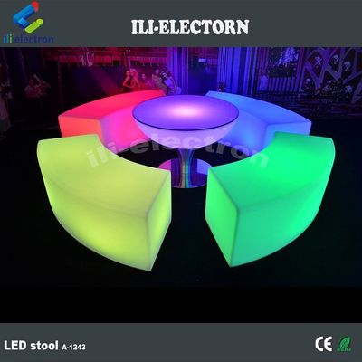 elektronische poker tafel stoel gloeiende tafel LED meubel set