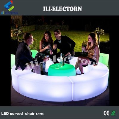 elektronische poker tafel stoel gloeiende tafel LED meubel set