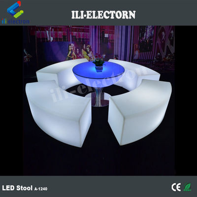 elektronische poker tafel stoel gloeiende tafel LED meubel set