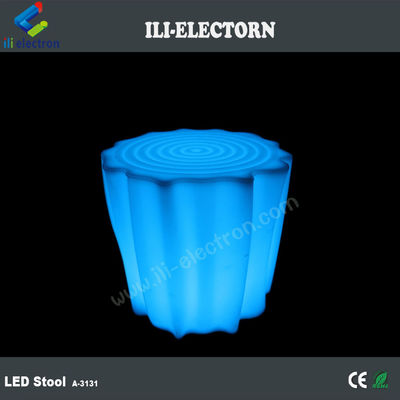 Stijlvolle Muti-Kleur RGB verlicht LED gloeiende kruk waterdicht IP65