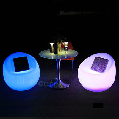 Woonkamer Stoelen Achterste rug Rustende bank Bank LED Plastic kruk