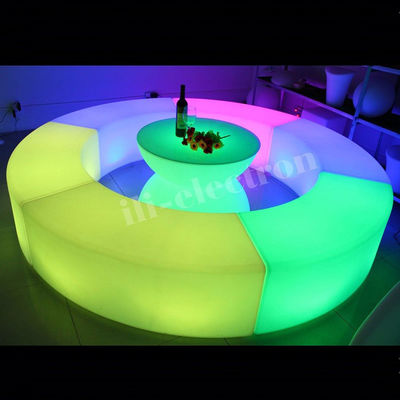 Kleurveranderende LED-glow meubels, oplaadbare LED-stoel OEM