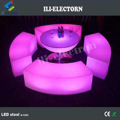 Kleurveranderende LED-glow meubels, oplaadbare LED-stoel OEM