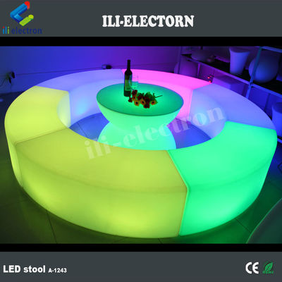Kleurveranderende LED-glow meubels, oplaadbare LED-stoel OEM
