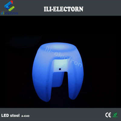 Kleurrijke LED-glow meubels, bar stapelverlichting kruk oplaadbaar