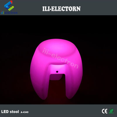 Kleurrijke LED-glow meubels, bar stapelverlichting kruk oplaadbaar