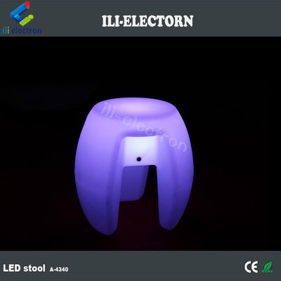 Kleurrijke LED-glow meubels, bar stapelverlichting kruk oplaadbaar