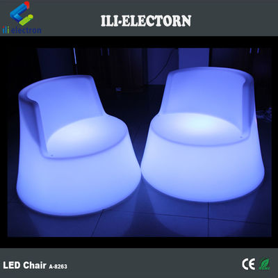 100% PE Plastic oplaadbare RGB verlicht geleid zeepaard gloeiende dek stoel