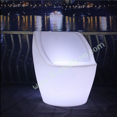 veelkleurige lichtgevende draagbare oplaadbare verlichte LED-feeststoel