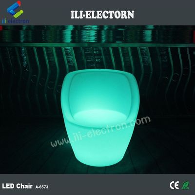 veelkleurige lichtgevende draagbare oplaadbare verlichte LED-feeststoel