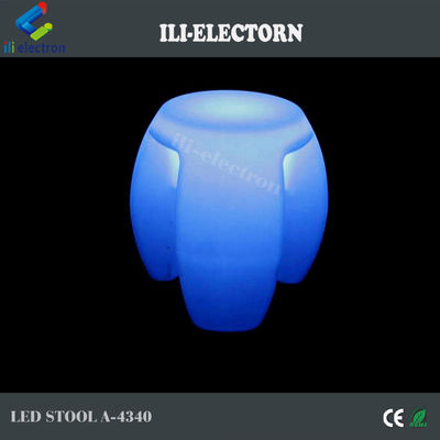 Populaire plastic led barkruk met oplaadbare batterij