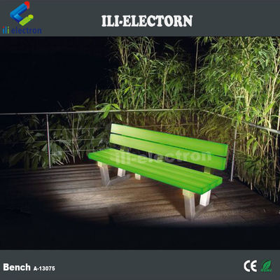 16 kleuren kunststof verlichte led meubels buiten tuinbank