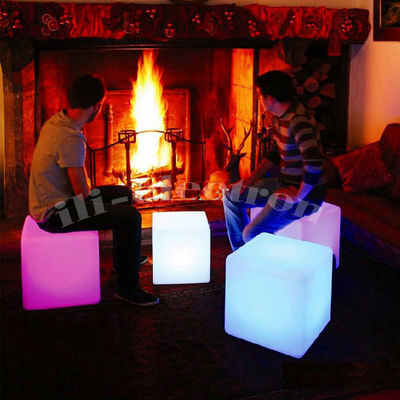Buiten LED licht kubus kruk kleurrijke waterdicht voor foyer en patio decor