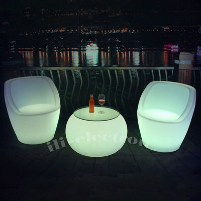 Oplaadbare LED Glow Meubelstoel Waterdicht Voor Evenement Night Club