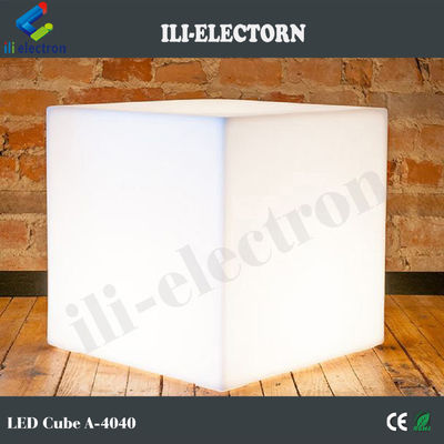 Solid LED Glow Cubes / Glowing Cube Stools Side Table / Verlicht Glow Accent Piece