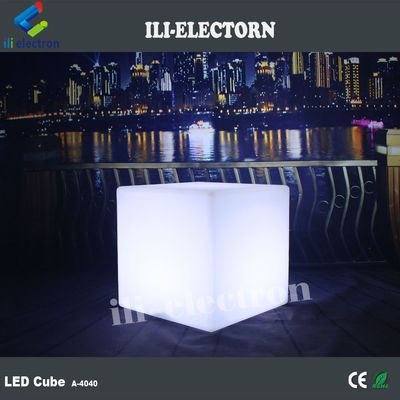 PE-plastic kleurveranderend verlicht Solid LED Glow Cubes