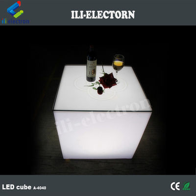 LED oplaadbaar Plastic meubels Buitenmeubelen LED kubus verlichting
