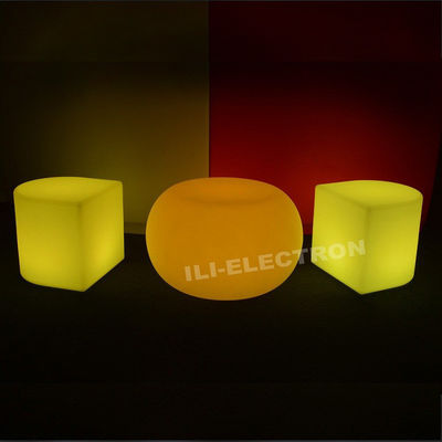 Glanzende oplaadbare plastic led licht op stoelen