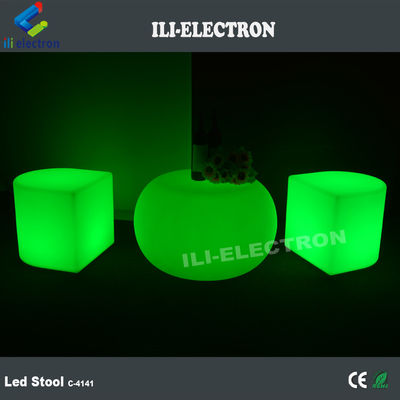 Glanzende oplaadbare plastic led licht op stoelen