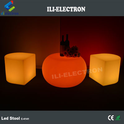 Glanzende oplaadbare plastic led licht op stoelen