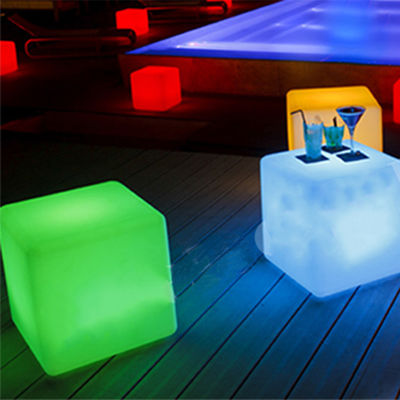 PE-plastic licht 3d led kubus