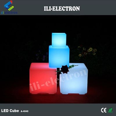Commerciële buiten LED kubus licht, verlichte bar krukken met CE ROHS gecertificeerd
