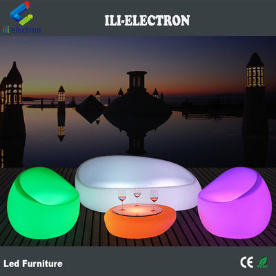waterdicht kleurenveranderend plastic Led theetafel stoel set