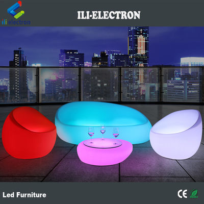 waterdicht kleurenveranderend plastic Led theetafel stoel set