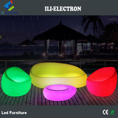 waterdicht kleurenveranderend plastic Led theetafel stoel set