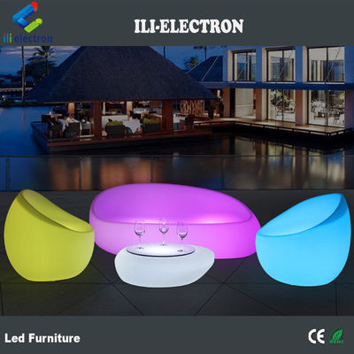 waterdicht kleurenveranderend plastic Led theetafel stoel set